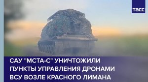 САУ «Мста-С» уничтожили пункты управления дронами ВСУ возле Красного Лимана