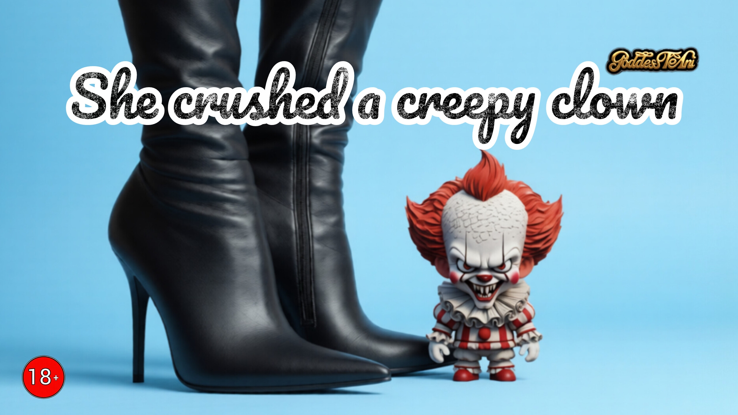She Crushed The Evil Clown.