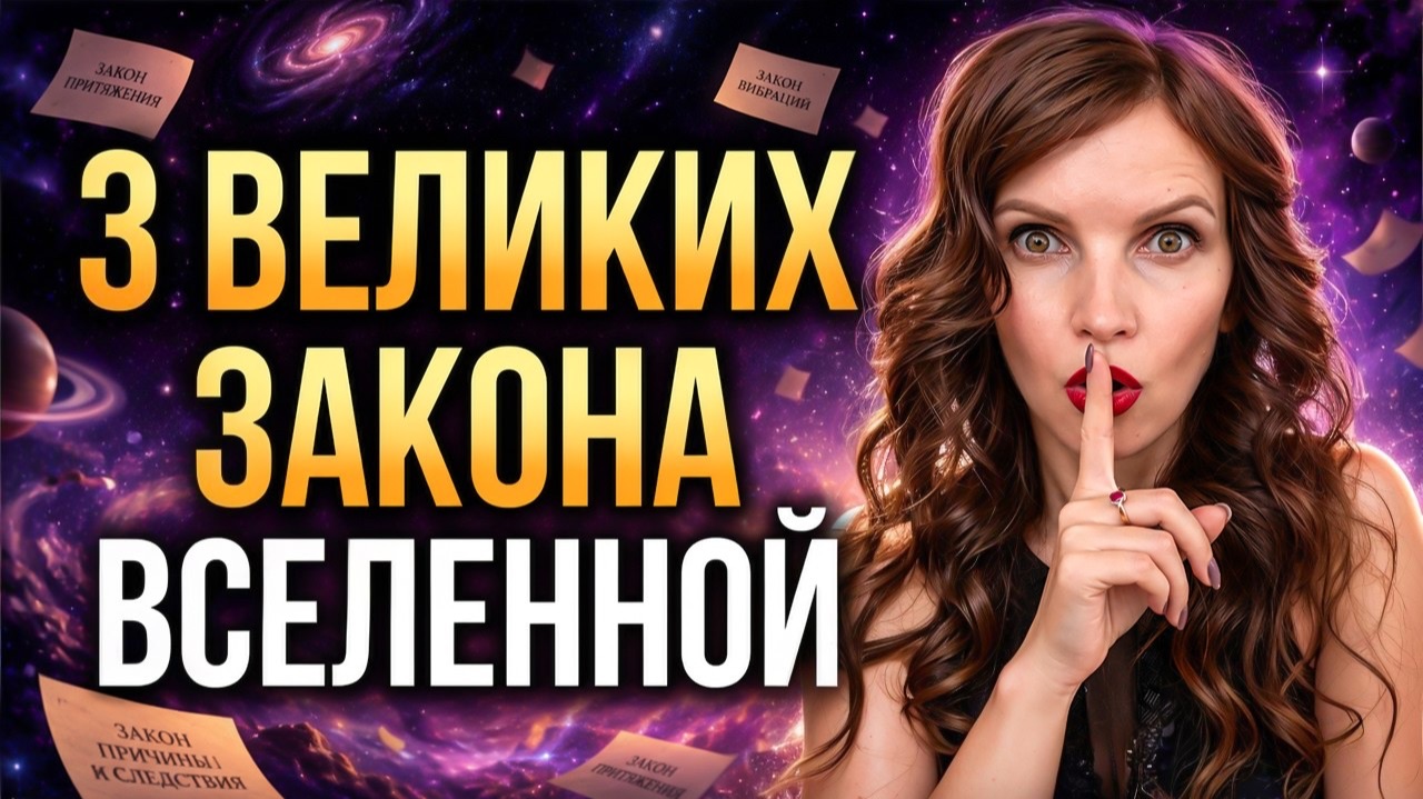 Три ЗАКОНА Вселенной: КВАНТОВАЯ инструкция к РЕАЛЬНОСТИ! Это скрывали веками... смотреть онлайн