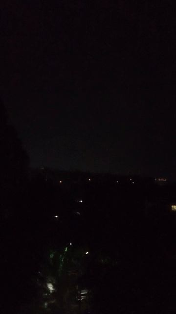 Ночная гроза в городе