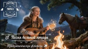6️⃣🎧 АУДИОКНИГА ПОЛНОСТЬЮ 🎻 Песня вольной птицы ✦ Приключенческое фэнтези ✨ ЧАСТЬ  6️⃣