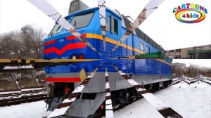 поезда для детей на английском языке