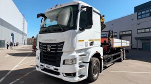 #Путь_КАМАЗа #К5 Обзор бортового автомобиля КАМАЗ поколения К5 с КМУ 7590-118444-49