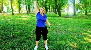 Гимнастика с палкой на природе / Здоровье плечевых суставов / Гибкость позвоночника / Осанка