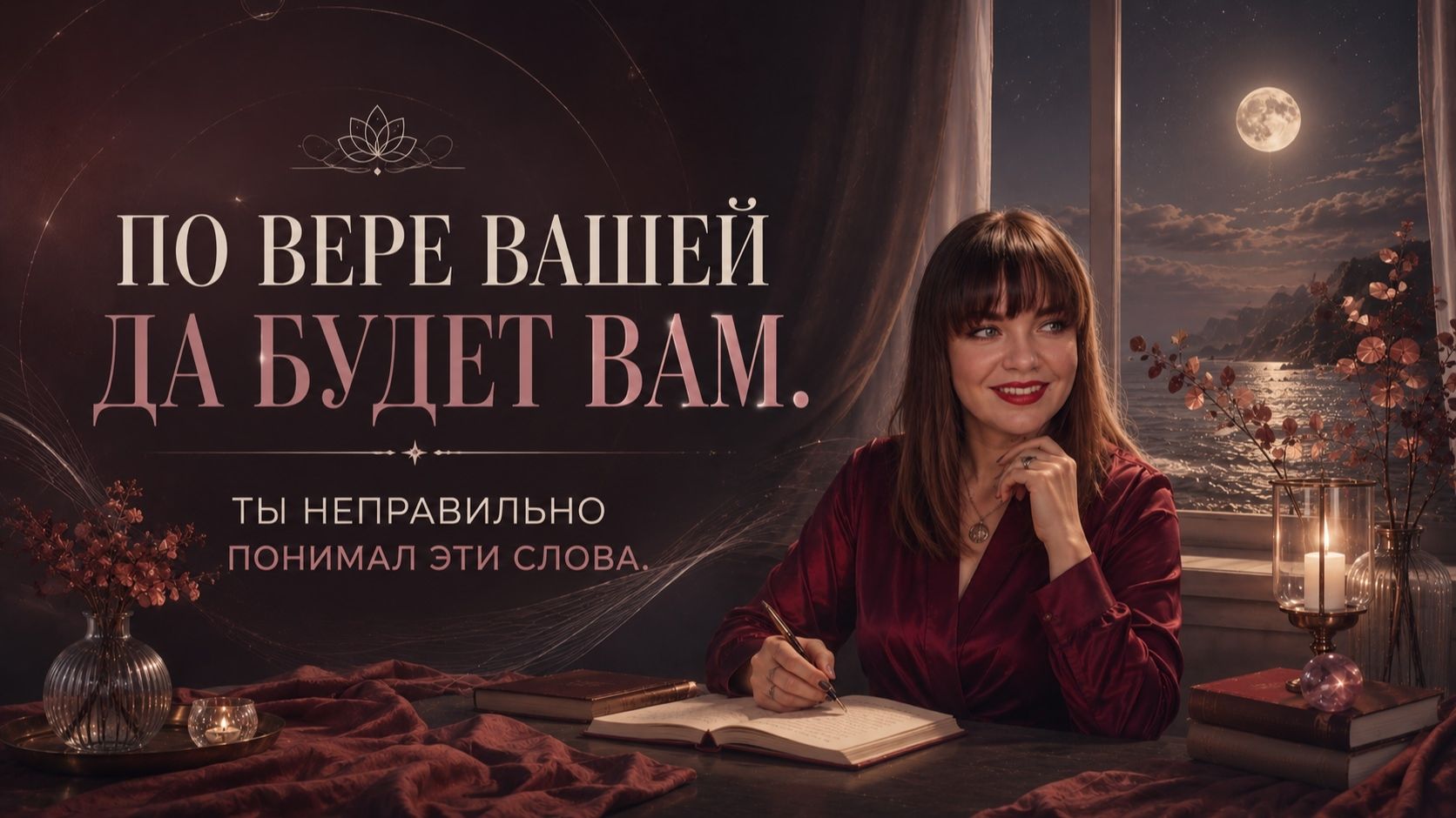 После этого ты поймёшь, почему живёшь именно так.