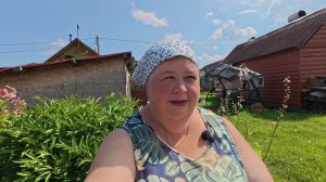 На даче у нас остались голые помидоры. Убрали лук. Собираемся  на шашлыки.
