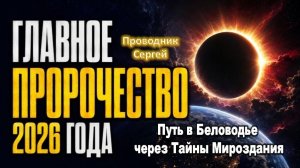 3 ДНЯ ТЬМЫ 2026: ЧТО НАС ЖДЁТ НА САМОМ ДЕЛЕ? | ПРОВОДНИК СЕРГЕЙ