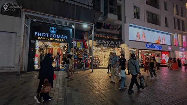 Стамбул вечерняя прогулка Таксим Истикляль Галата и атмосфера ночного города ✨🏙️