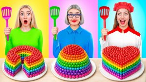 Я против Бабушки Кулинарный Челлендж Укрась Торт # Эпичная Битва с Едой от Multi DO Challenge
