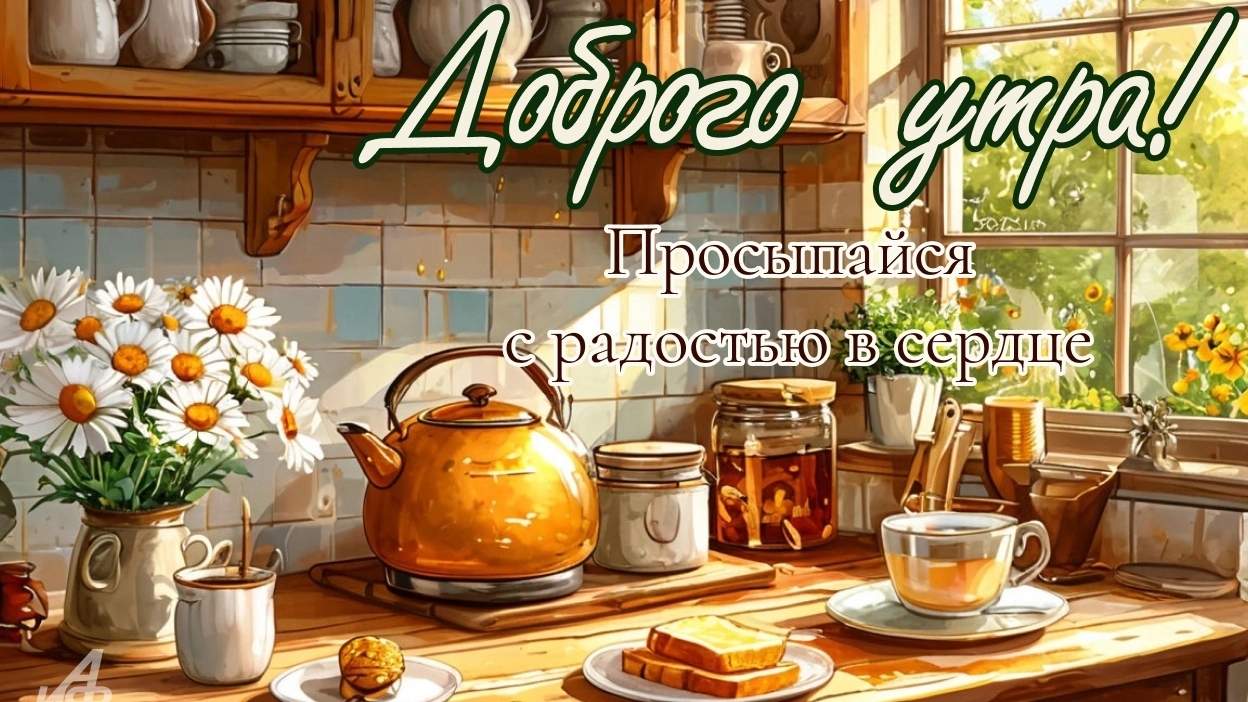 С добрым летним утром. Шикарная музыкальная открытка. смотреть онлайн