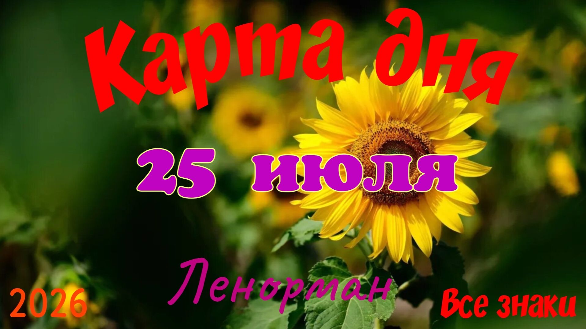 Карта дня🍒25 июля🍀💫Ленорман. Тайм-код в описании 🦢 смотреть онлайн