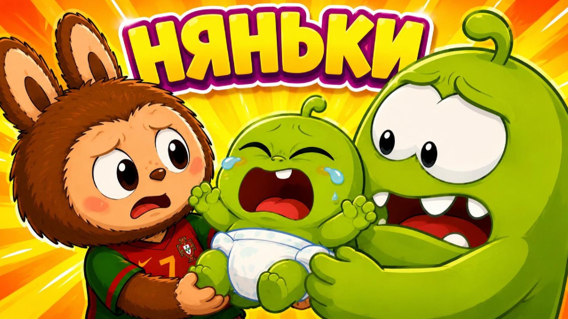 👶 НЯНЬКИ 👶 | Лабубу и Ам Ням | Весёлый мультфильм для детей смотреть онлайн