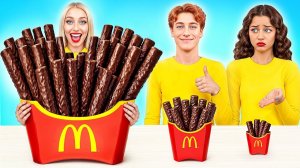 Большая, Средняя или Маленькая Тарелка Челлендж # Крутые Розыгрыши и Трюки от Multi DO Challeng