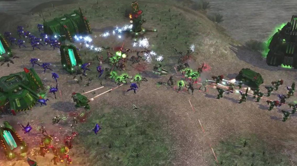 40,000 Dawn of War - Definitive Edition Мультиплеер 28 Побережье Шакун 3 на 3 смотреть онлайн