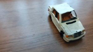 Mercedes из пластилина
