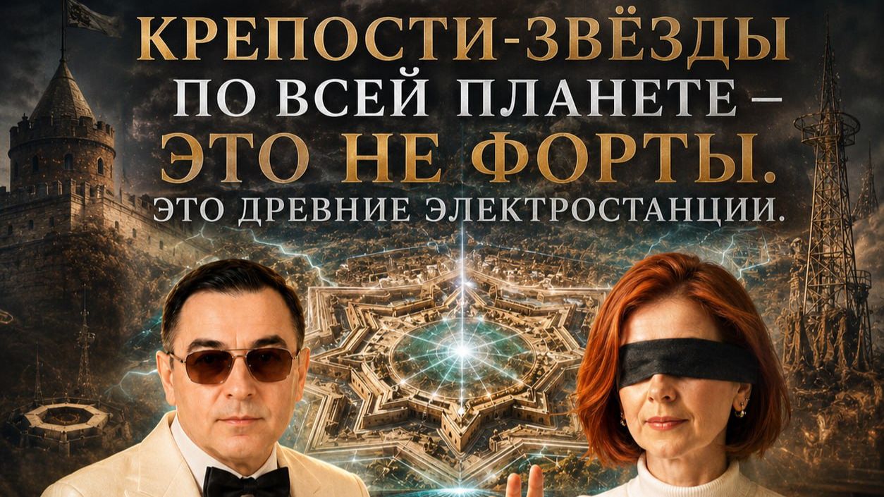 КРЕПОСТИ-ЗВЁЗДЫ ПО ВСЕЙ ПЛАНЕТЕ –  ЭТО НЕ ФОРТЫ.   ЭТО ДРЕВНИЕ ЭЛЕКТРОСТАНЦИИ