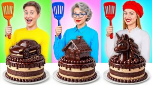 Кулинарный Челлендж# Я против Бабушки # Креативные Лайфхаки с Едой от Multi DO Challenge