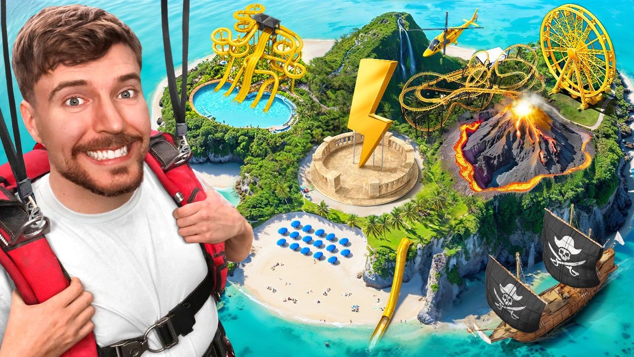 Мистер Бист. Сравнение частного острова стоимостью $1 и $250 млн! MrBeast на русском смотреть онлайн