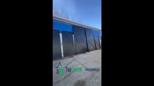 Промышленные откатные и распашные ворота для концерна КРОСТ смотреть онлайн