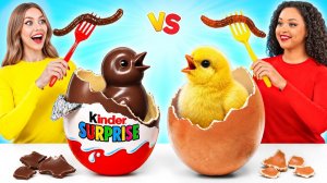 Челлендж. Шоколадная Еда vs Настоящая еда # Смешные Рецепты с Едой от Multi DO Challenge