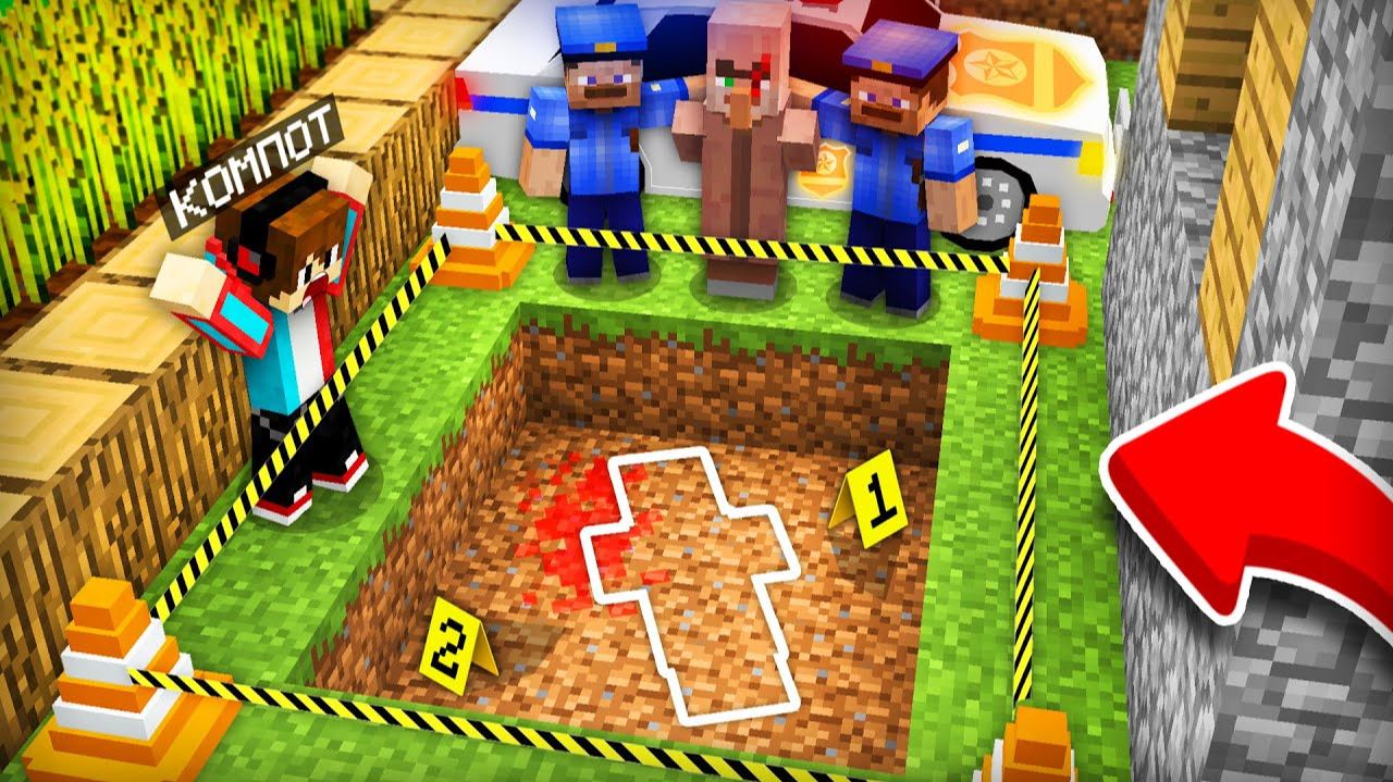 ЖИТЕЛЬ СКРЫВАЛ ЭТО ОТ ПОЛИЦИИ В МАЙНКРАФТ ｜ Компот Minecraft смотреть онлайн