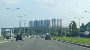23 июля 2026г Едем по Московскому шоссе в Самаре в гости  к детям и внукам