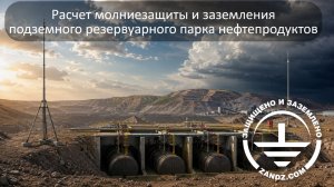 Онлайн расчет молниезащиты и заземления подземного резервуарного парка нефтепродуктов