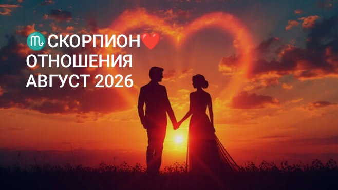 ♏ СКОРПИОН ❤️ ОТНОШЕНИЯ АВГУСТ 2026