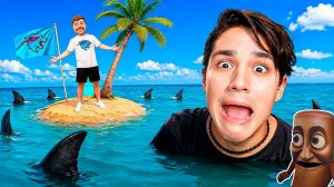 Я ЗАСТРЯЛ НА ОСТРОВЕ МИСТЕРА БИСТА В ROBLOX!🦈😱