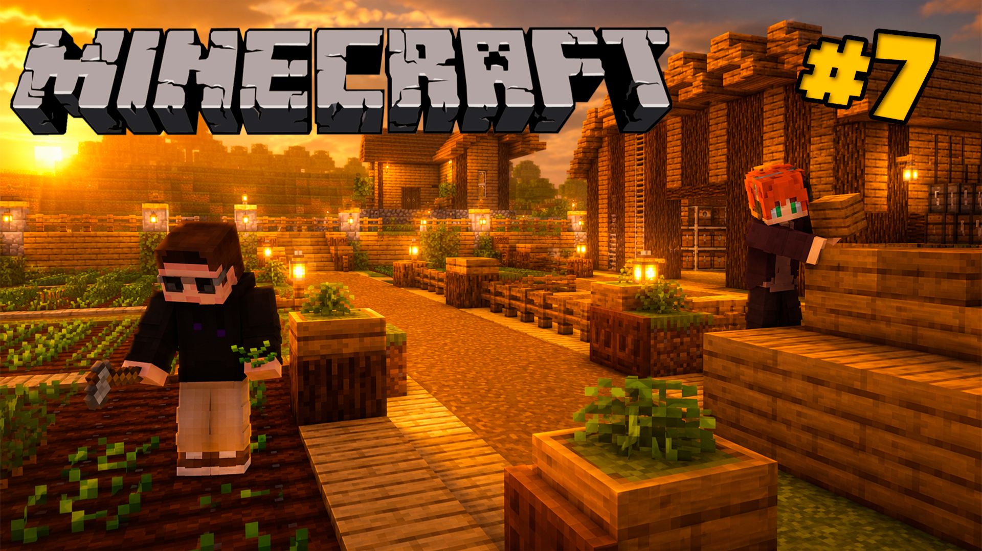 ДВА БОЛЬШИХ ПРОЕКТА СРАЗУ! ПРОДОЛЖАЕМ РАЗВИВАТЬ БАЗУ | Minecraft #7 смотреть онлайн