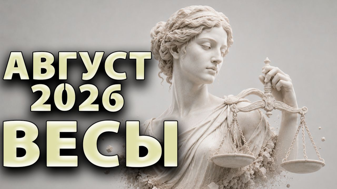 ВЕСЫ - ГОРОСКОП на АВГУСТ 2026