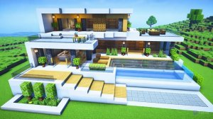 МАЙНКРАФТ Как построить современный дом - Minecraft новые видео