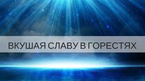 «ВКУШАЯ СЛАВУ В ГОРЕСТЯХ» Воскресный семинар. (Г.Пинск) Андрей Яковишин