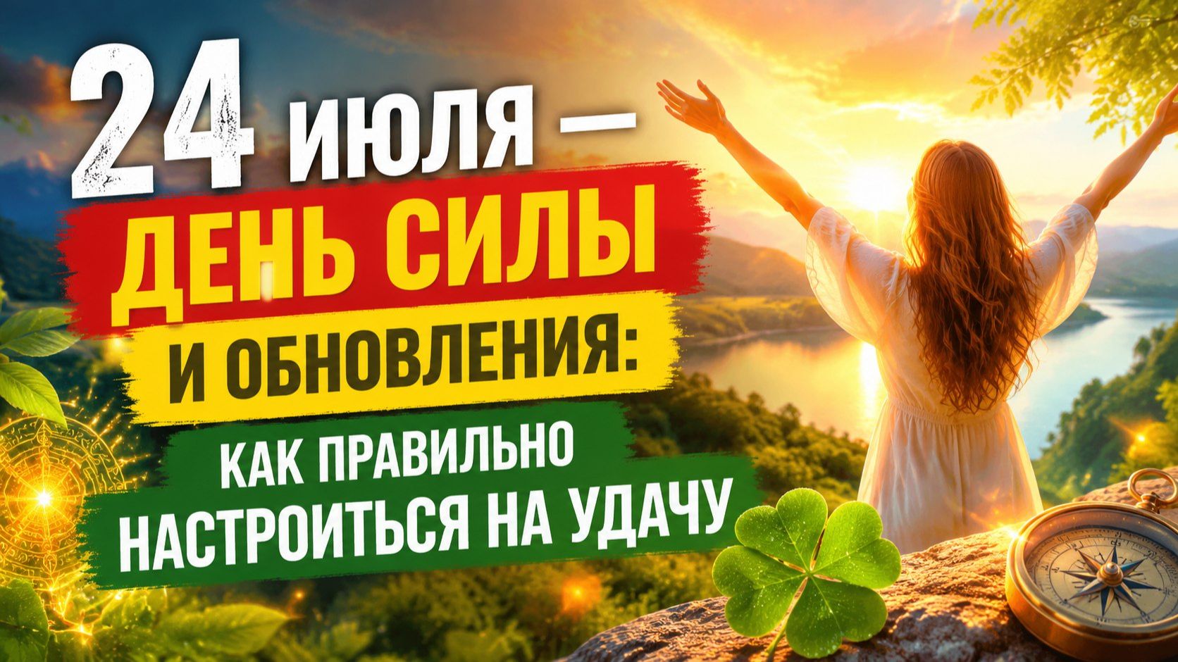 24 июля - День Силы. Как призвать удачу. смотреть онлайн
