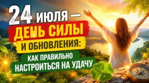24 июля - День Силы. Как призвать удачу.