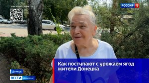 Как поступают с урожаем ягод жители Донецка