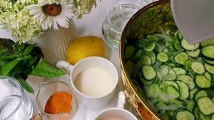 Огурчики для гамбургеров! Закрутка на зиму!🥒🥒🥒 Полный рецепт в описании!🤗🤗🤗
