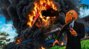 Поезд без тормозов: роковой маршрут и цепь катастроф в BeamNG.drive 🚂💥 | Мультики