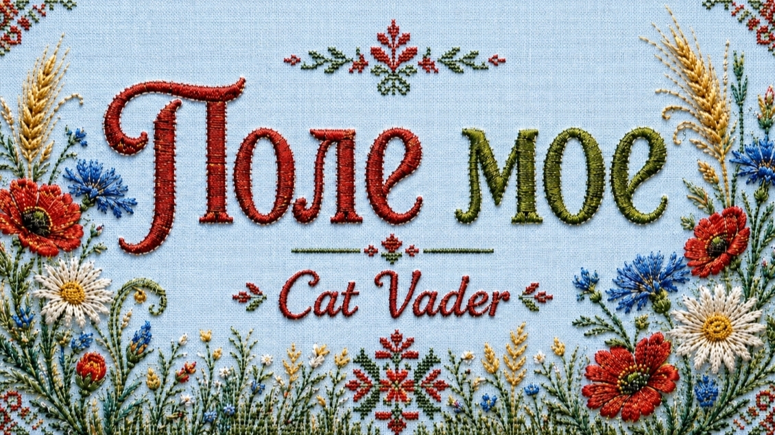 «ПОЛЕ МОЁ» — новый видеоклип Cat Vader. смотреть онлайн