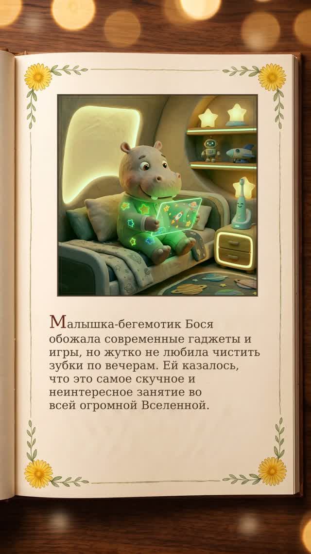 Бегемотик, который не любил чистить зубки | Сказка 2–4 года