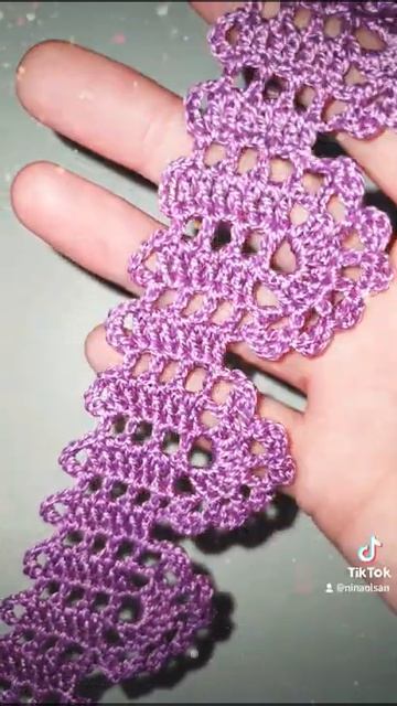 Ленточное кружево. Вязание крючком _ Ribbon Lace Crochet
