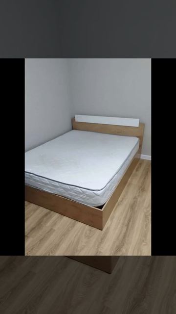 Кровать Эко 160х200 Дуб вотан / Белый
