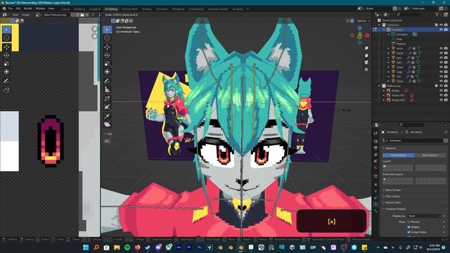 Lowpoly Blender Tutorial Pt. 5_ Eye Rigging, Expressions, Mouth Shapes_HQ смотреть онлайн