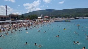 Кабардинка море пляжи побит температурный рекорд по воде в море погодный обзор на 23 июля