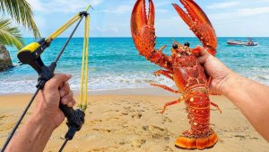 Я погружался под воду и занимался подводной охотой с луком и стрелами!