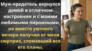 Беременная любовница мужа на моем пороге | Истории из жизни
