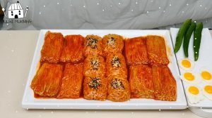 Мукбанг - острая лапша и сырные закуски - аппетитная подача