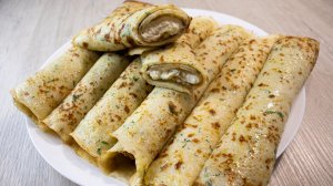 Картофельные блинчики с начинкой — просто, вкусно и очень сытно! #176