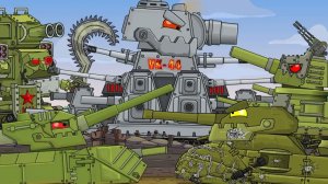 Все серии : VK-44 рвет линии обороны — Мультики про танки