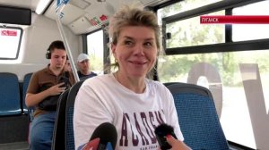 ТРИ НОВЫХ ЭЛЕКТРОБУСА ВЫЕХАЛИ НА УЛИЦЫ ЛУГАНСКА